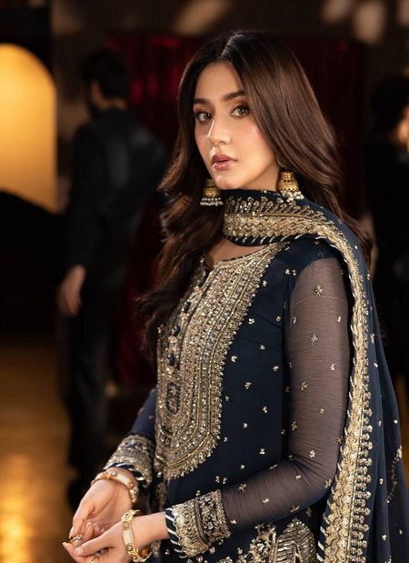 Tew Heavy Faux Georgette With Heavy Embroidery Sequence Work Top With Sharara Dupatta Wholesalers In Delhi